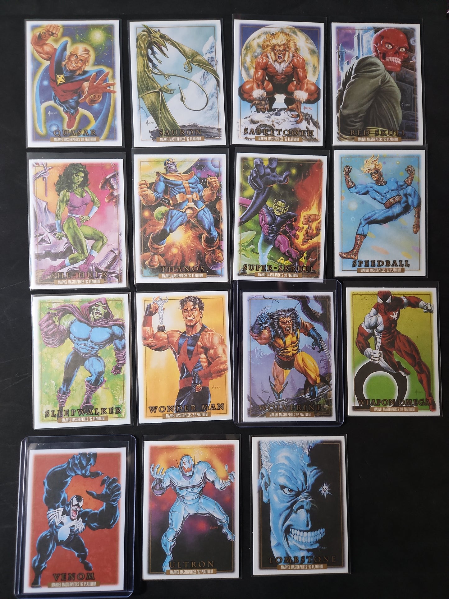 Masterpieces '92 Platinum - Canvas Cards