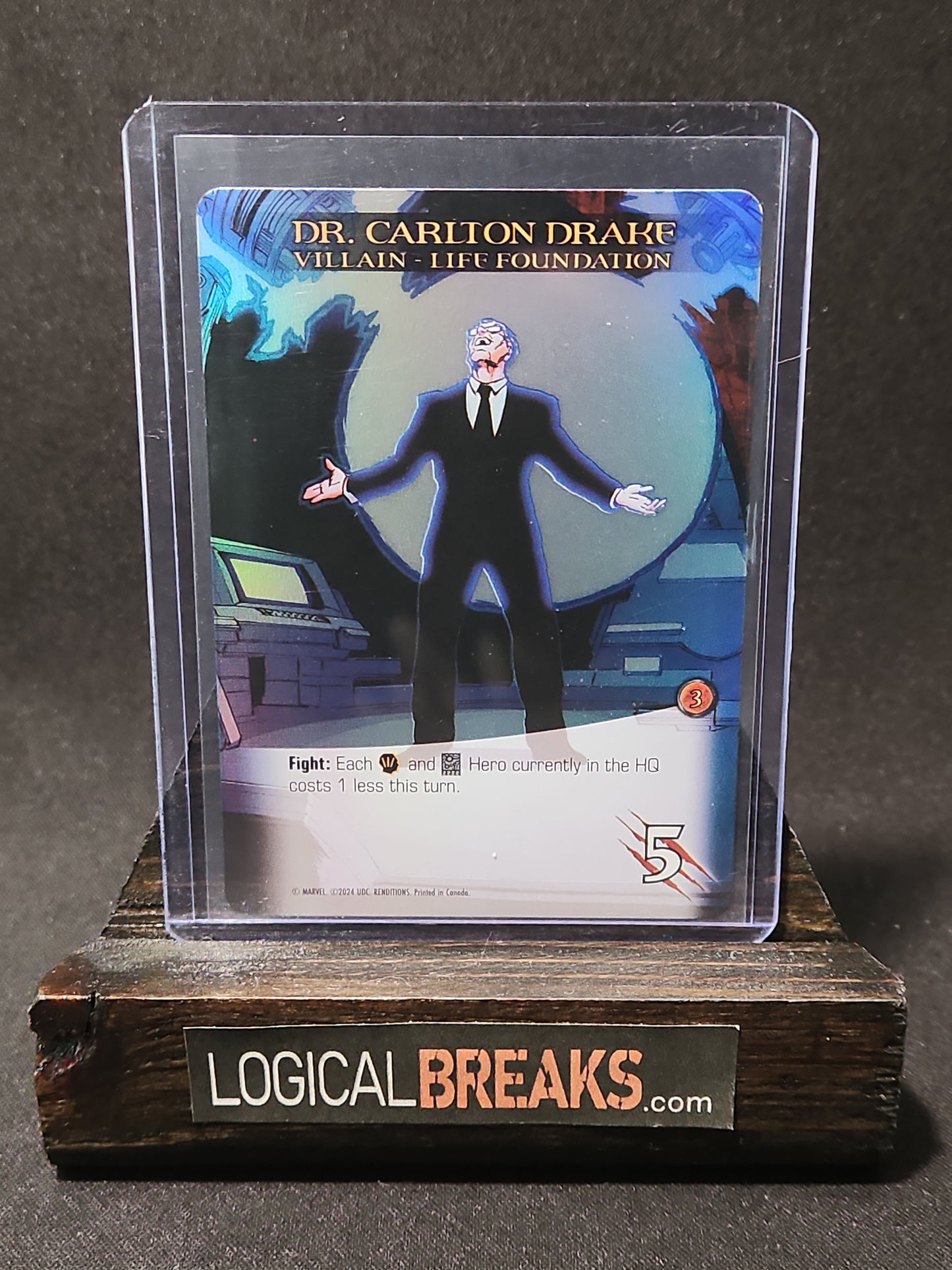 28 Carlton Drake Legendary Responsibility Gaming Variant