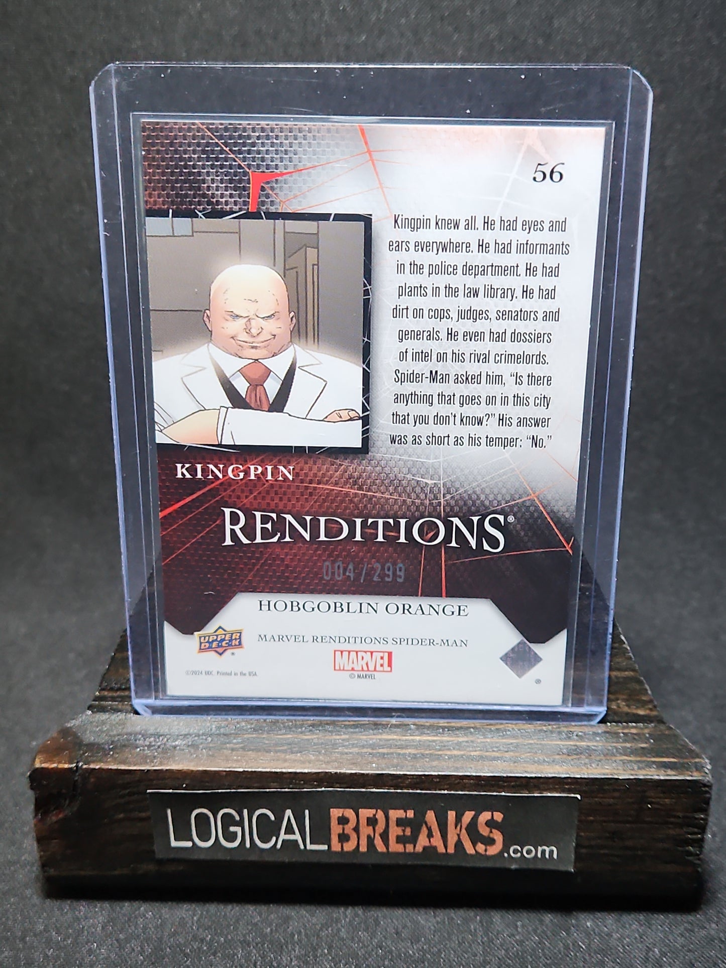 56 Kingpin Hobgoblin Orange 004/299