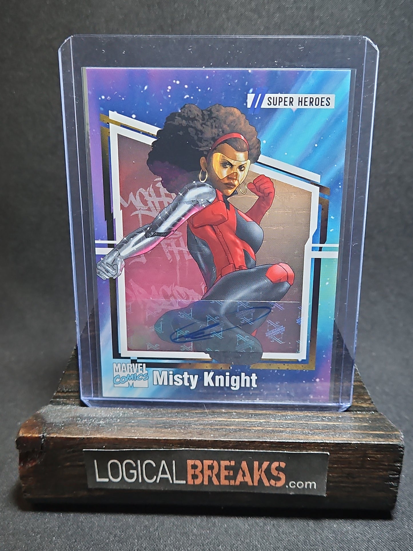 59 Misty Knight - Taurin Clarke Impel Artist Autographs 26/35
