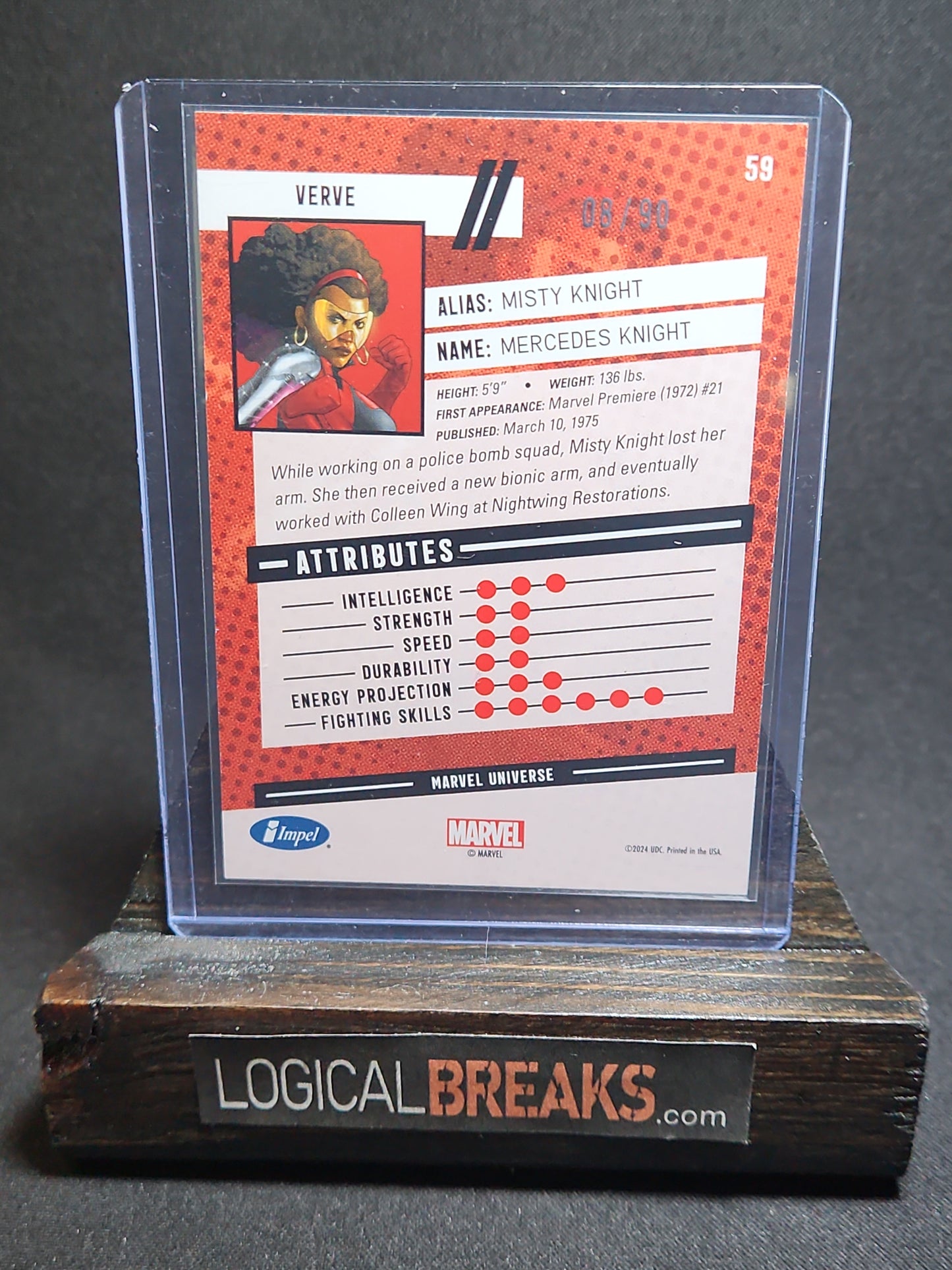 59 Misty Knight Impel Verve 08/90