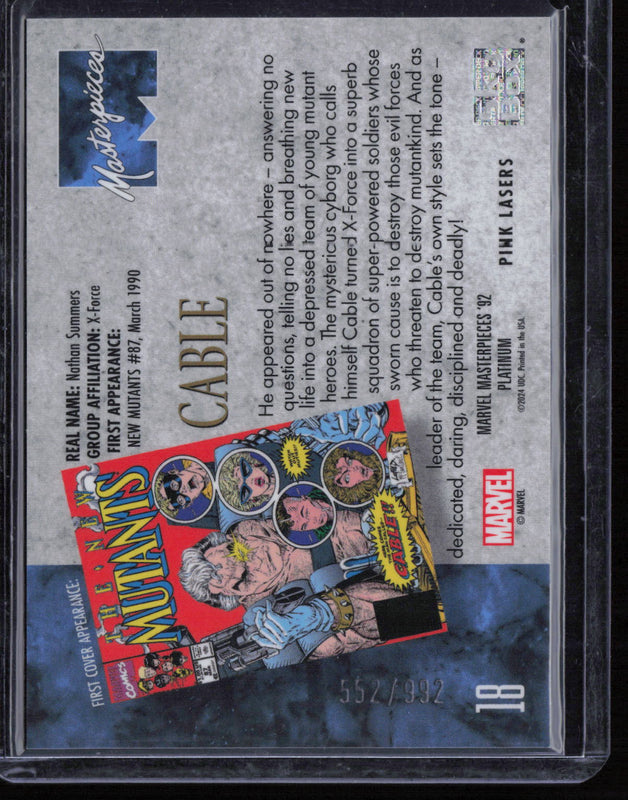 18 Cable Pink Lasers 552/992