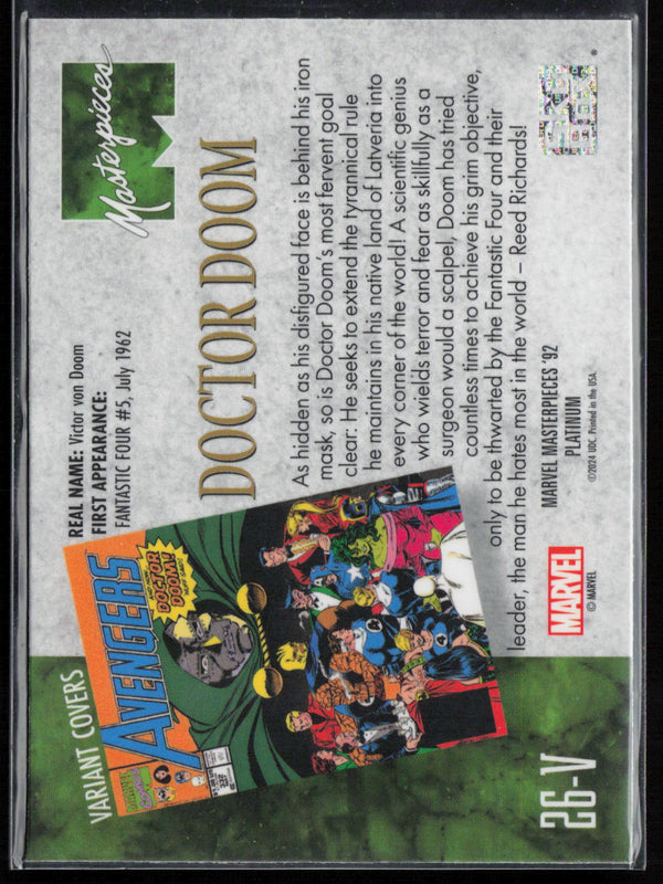 26-V Doctor Doom Variant Cover