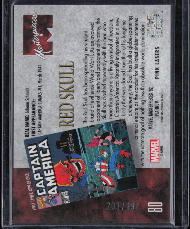 80 Red Skull Pink Lasers 203/992