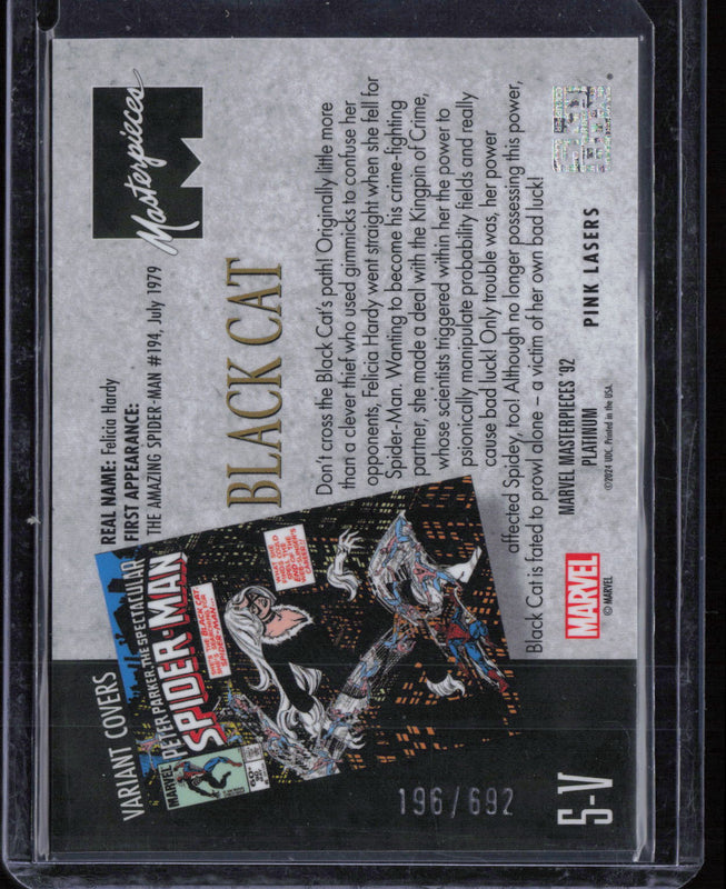 5-V Black Cat Variant Cover Pink Lasers 196/692