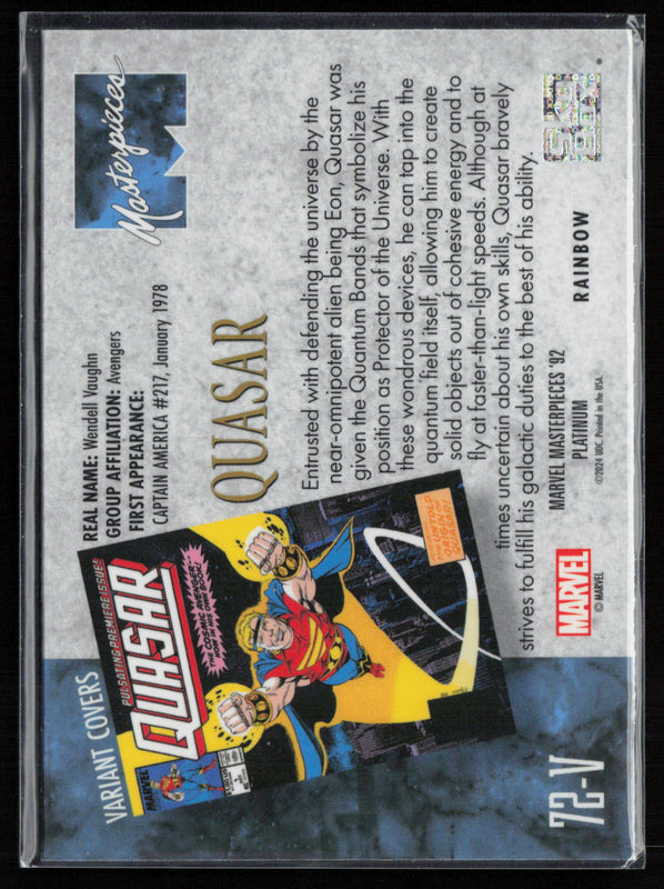 72-V Quasar Variant Cover Rainbow