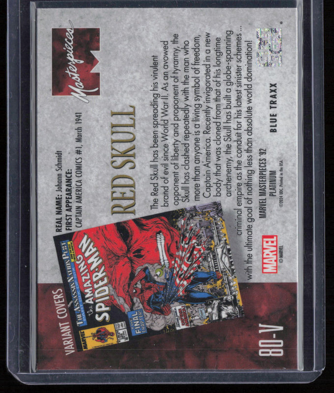80-V Red Skull Variant Cover Blue Traxx