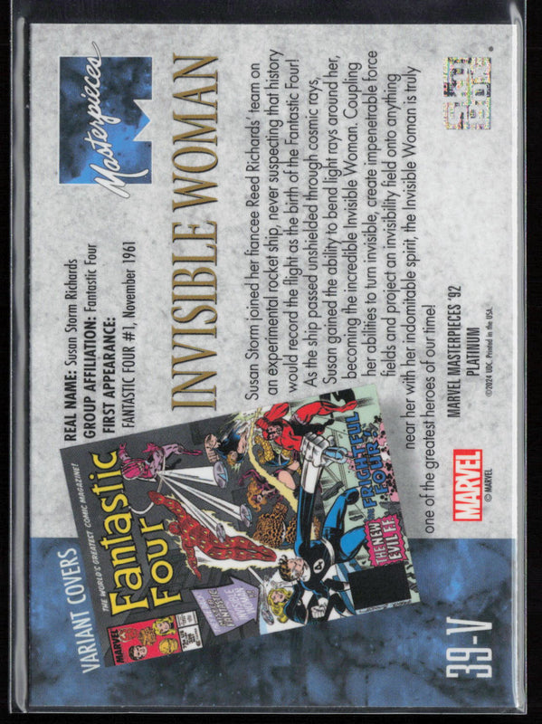 39-V Invisible Woman Variant Cover