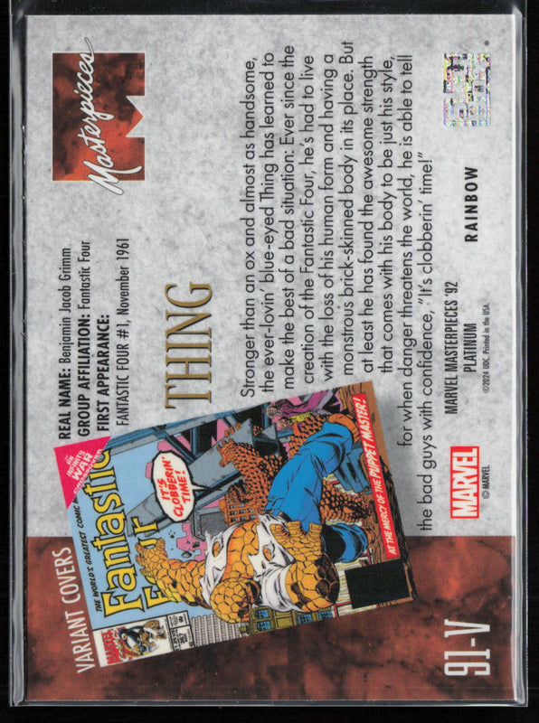 91-V Thing Variant Cover Rainbow