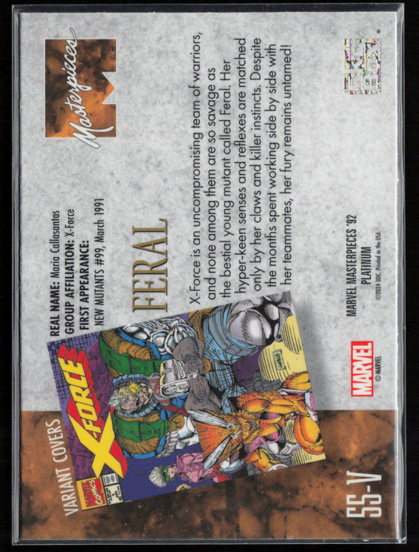 55-V Feral Variant Cover