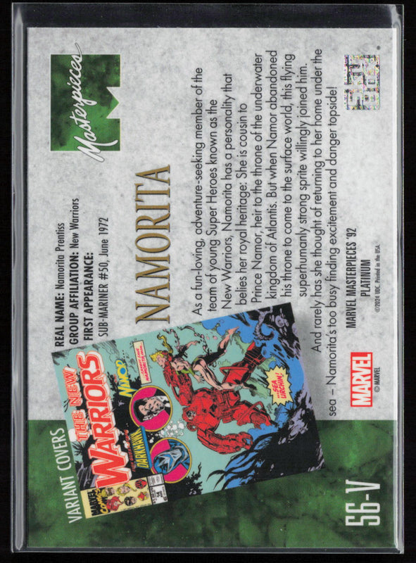 56-V Namorita Variant Cover