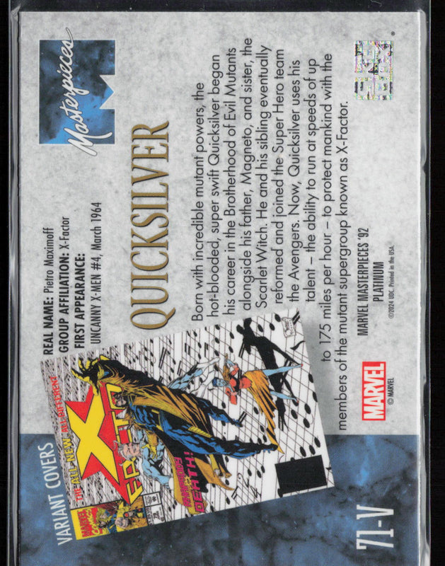 71-V Quicksilver Variant Cover