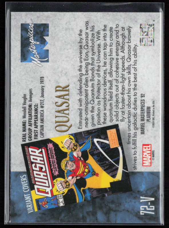 72-V Quasar Variant Cover