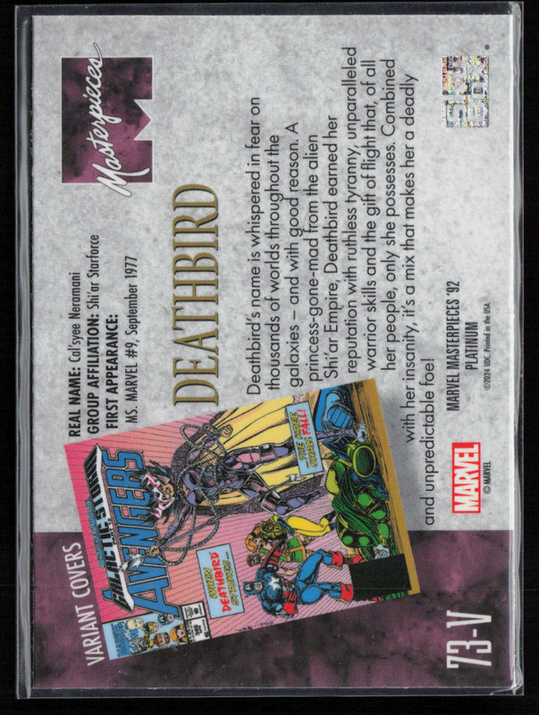 73-V Deathbird Variant Cover