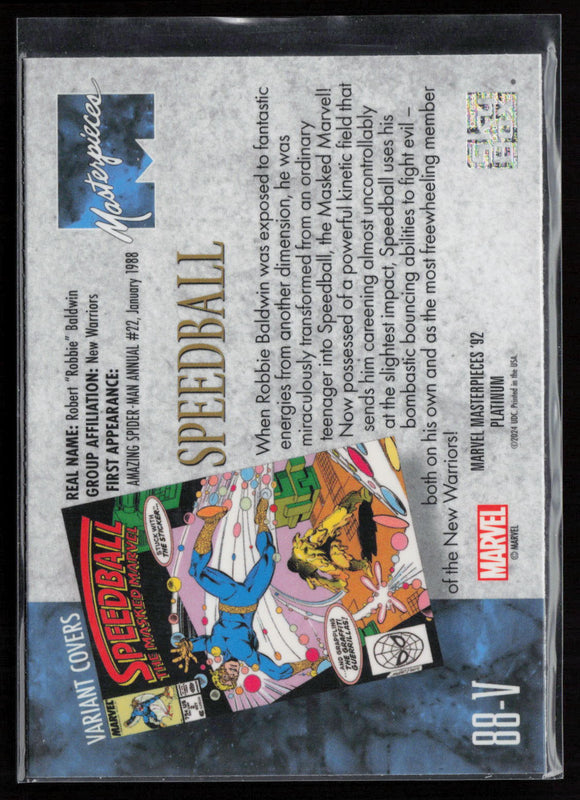 88-V Speedball Variant Cover