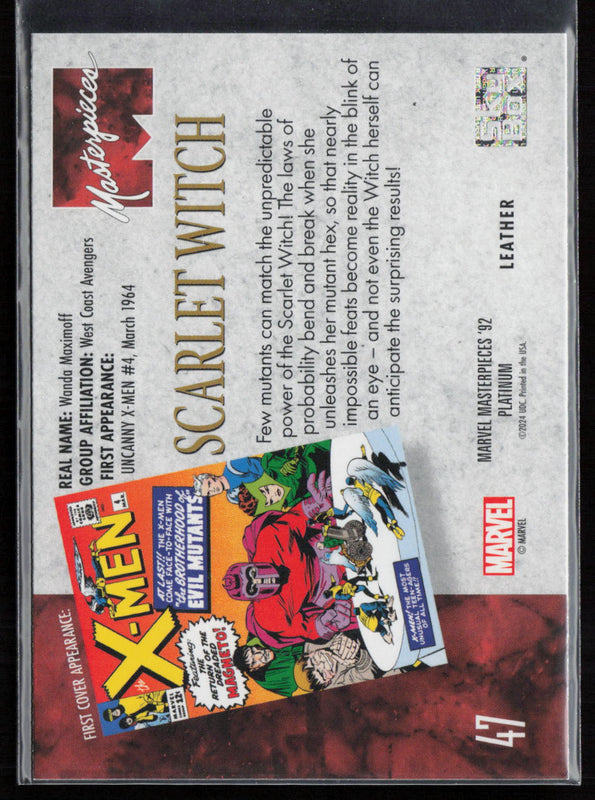 47 Scarlet Witch Leather