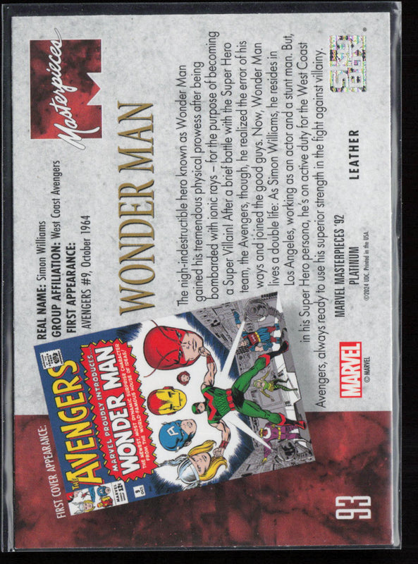 93 Wonder Man Leather