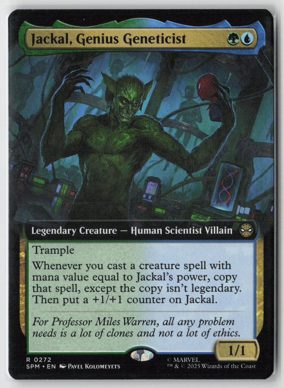 Jackal, Genius Geneticist