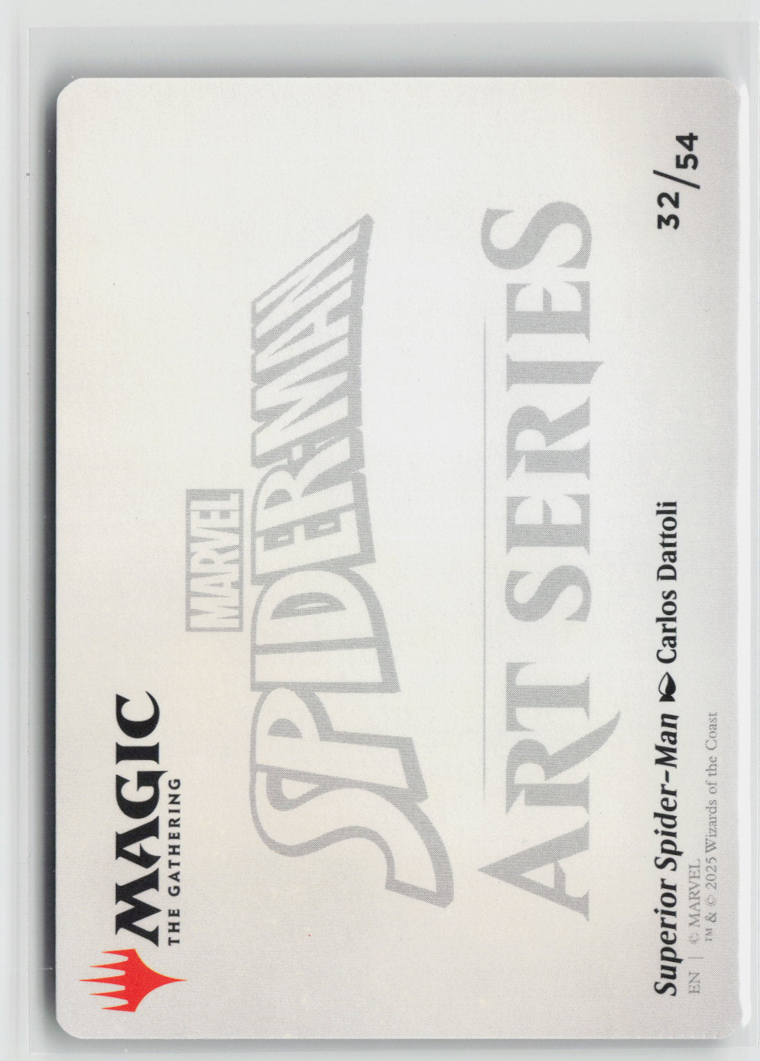 Superior Spider-Man Art Card 32/54