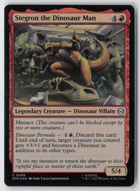 Stegron the Dinosaur Man (Foil)