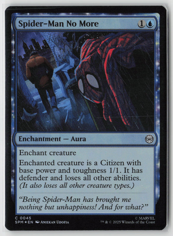 Spider-Man No More (Foil)