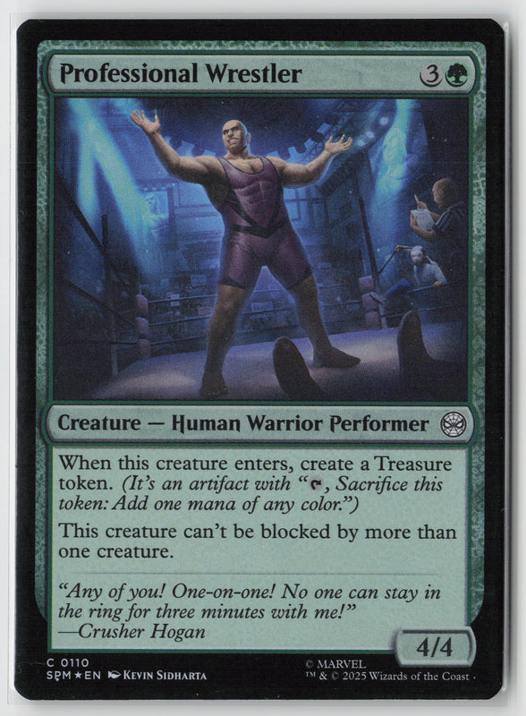 Professional Wrestler (Foil)