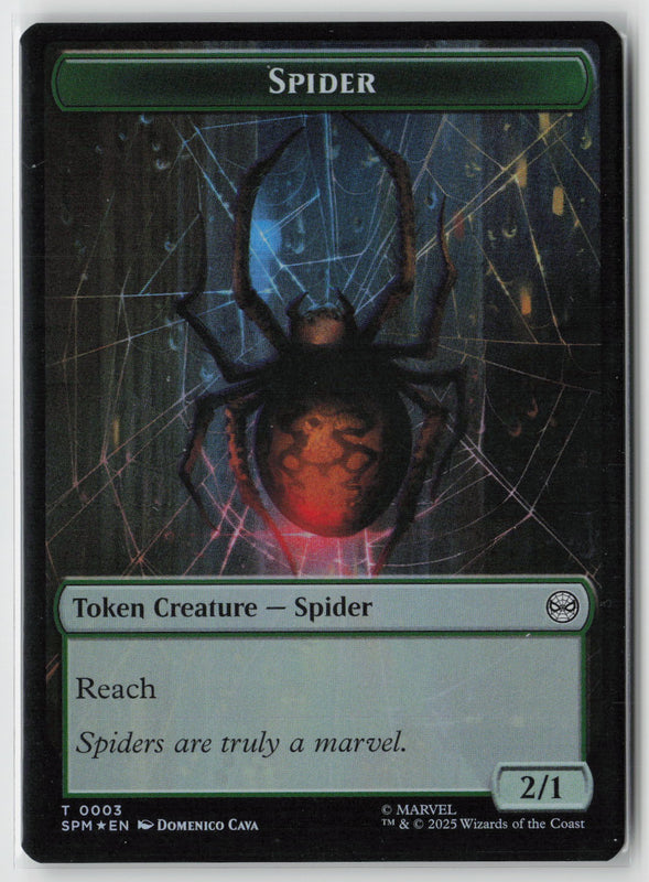 Spider // Treasure Double-Sided Token (Foil)