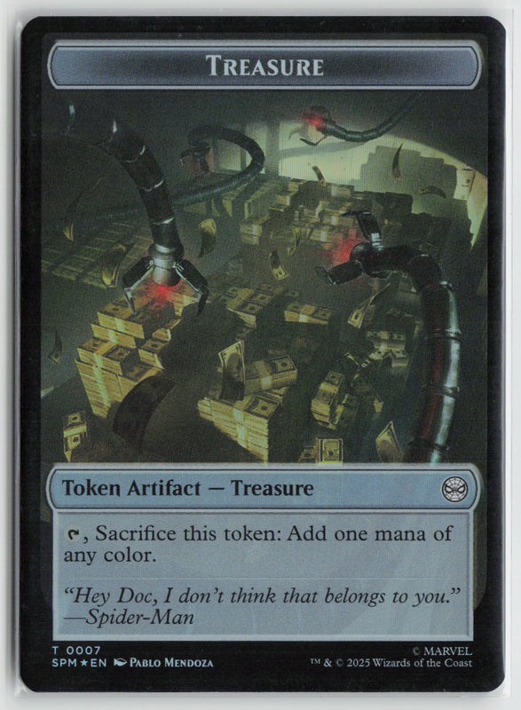 Human Citizen // Treasure Double-Sided Token (Foil)