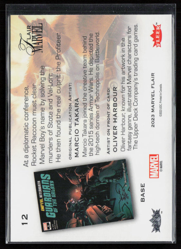 12 Rocket Raccoon Base