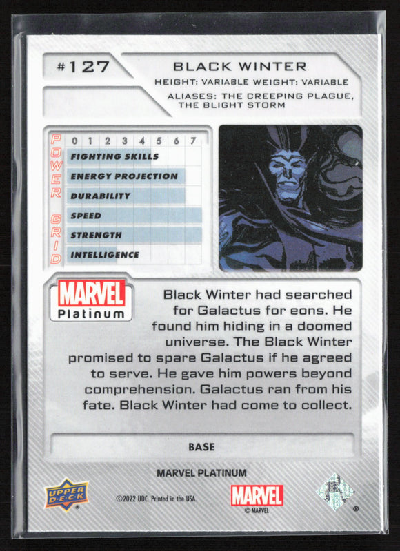 127 Black Winter Base - High Series