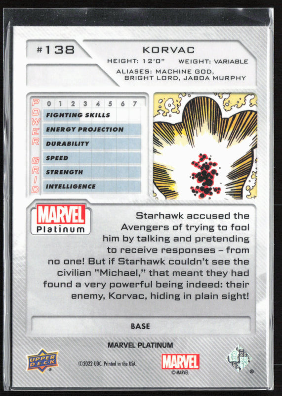 138 Korvac Base - High Series