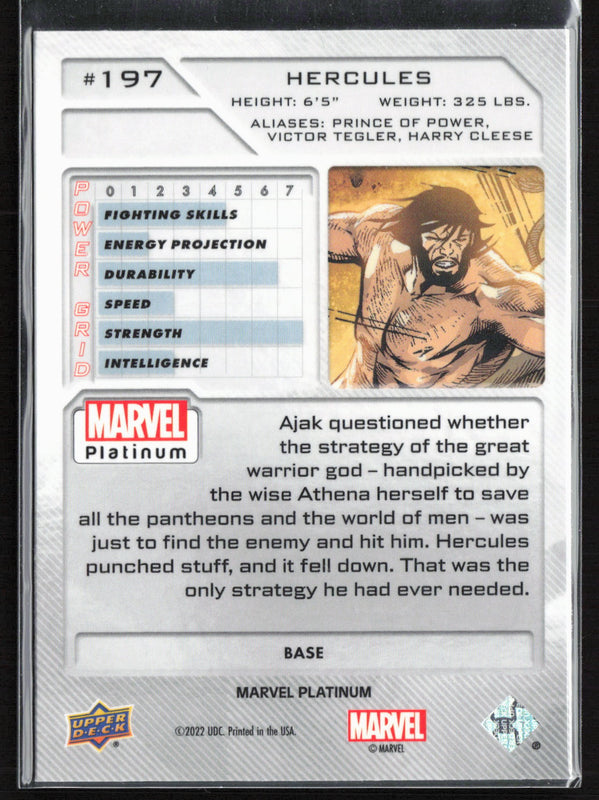 197 Hercules Base - High Series