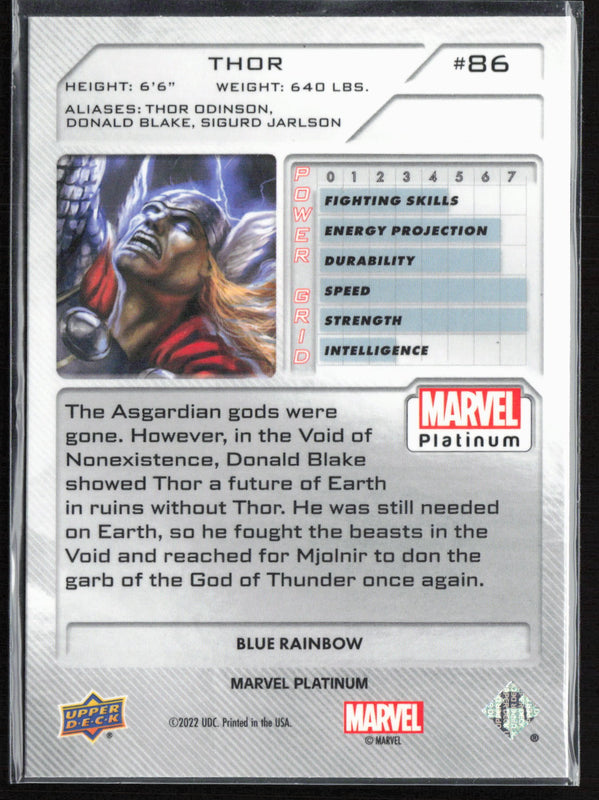 86 Thor Blue Rainbow