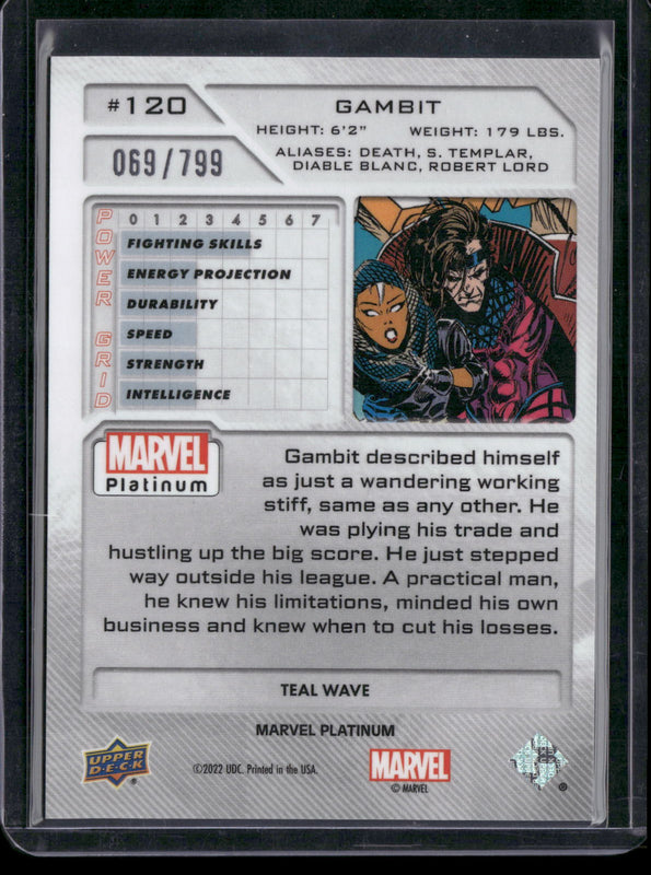 120 Gambit Teal Wave - High Series 69/799