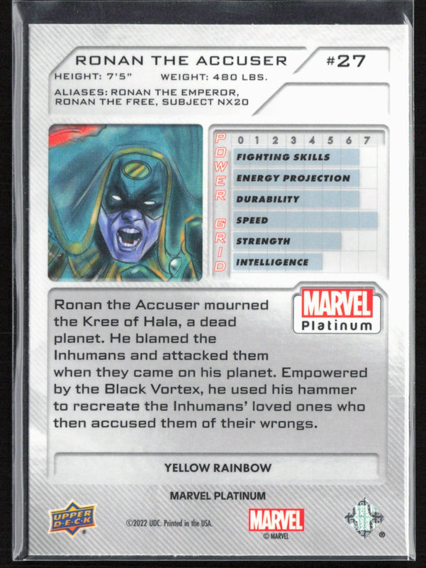 27 Ronan The Accuser Yellow Rainbow