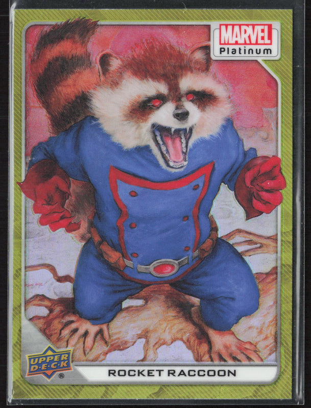 43 Rocket Raccoon Yellow Rainbow