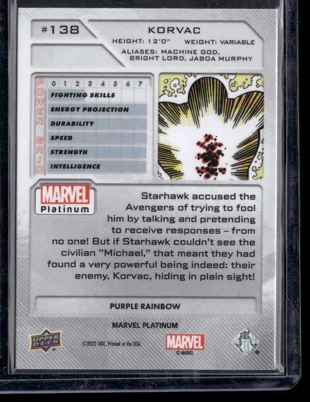 138 Korvac Purple Rainbow - High Series