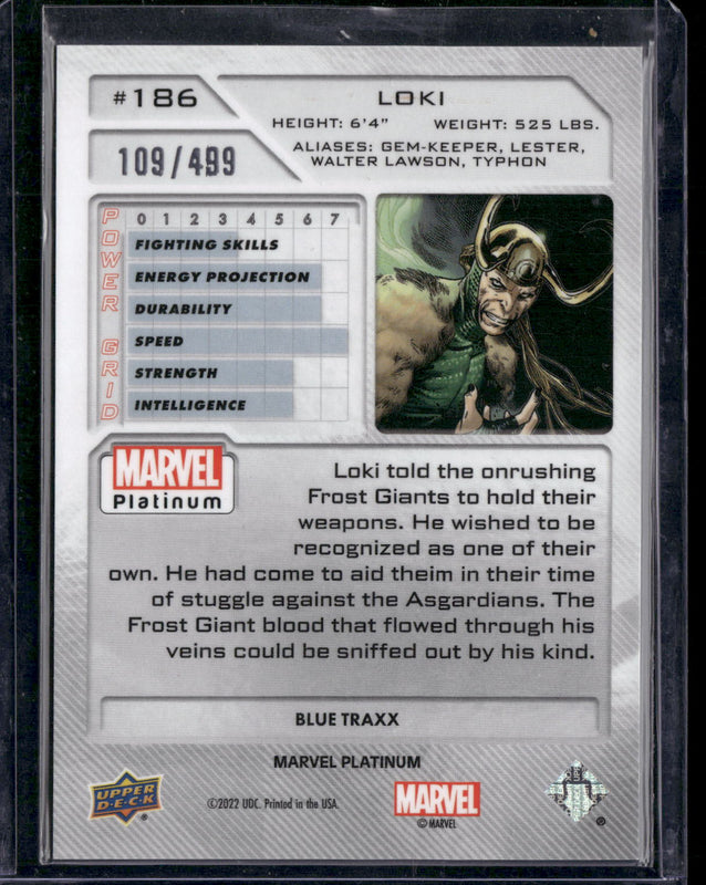 186 Loki Blue Traxx - High Series 109/499