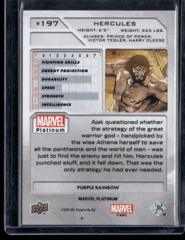 197 Hercules Purple Rainbow - High Series