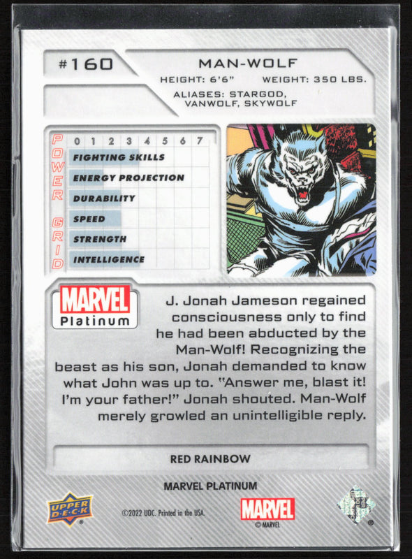 160 Man-Wolf Red Rainbow - High Series