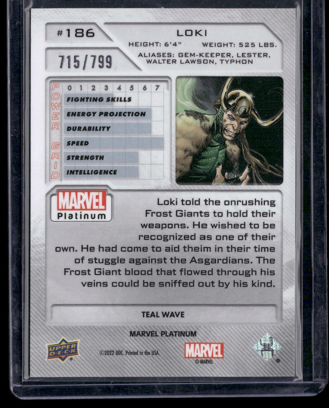 186 Loki Teal Wave - High Series 715/799