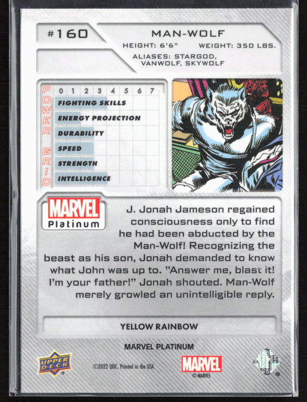 160 Man-Wolf Yellow Rainbow - High Series