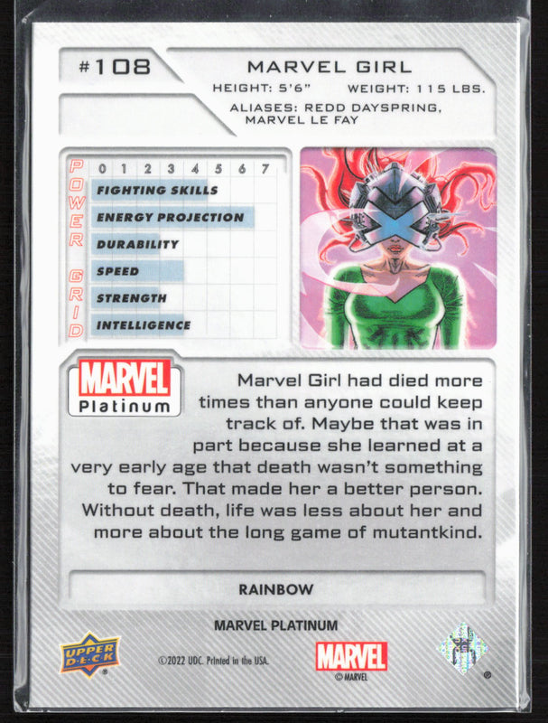 108 Marvel Girl Rainbow- High Series