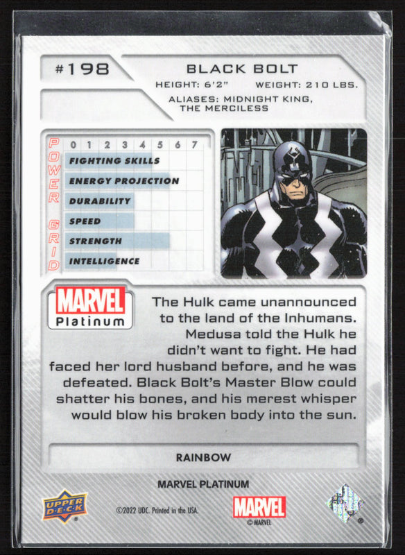 198 Black Bolt Rainbow- High Series