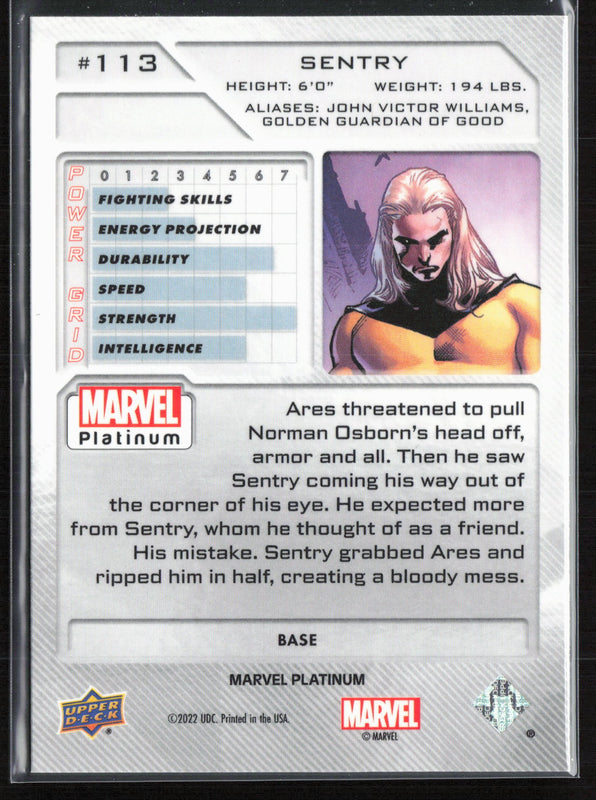 113 Sentry Base - High Series