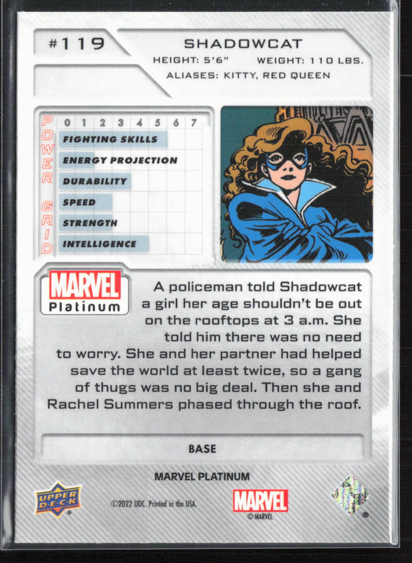 119 Shadowcat Base - High Series