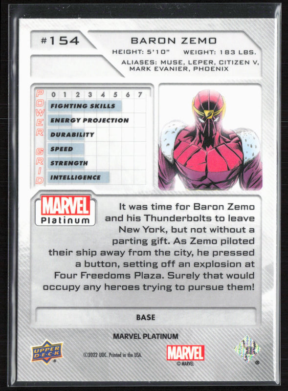 154 Baron Zemo Base - High Series