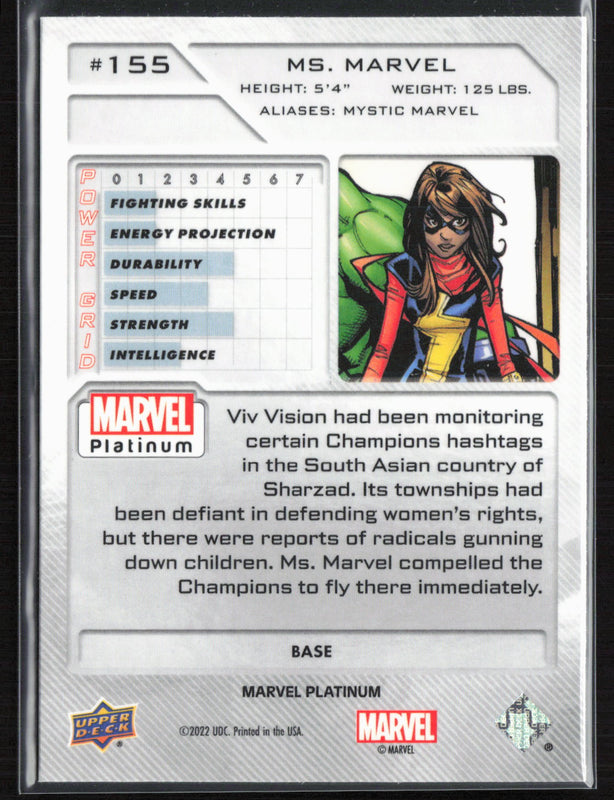 155 Ms. Marvel Base - High Series