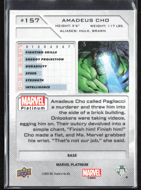 157 Amadeus Cho Base - High Series