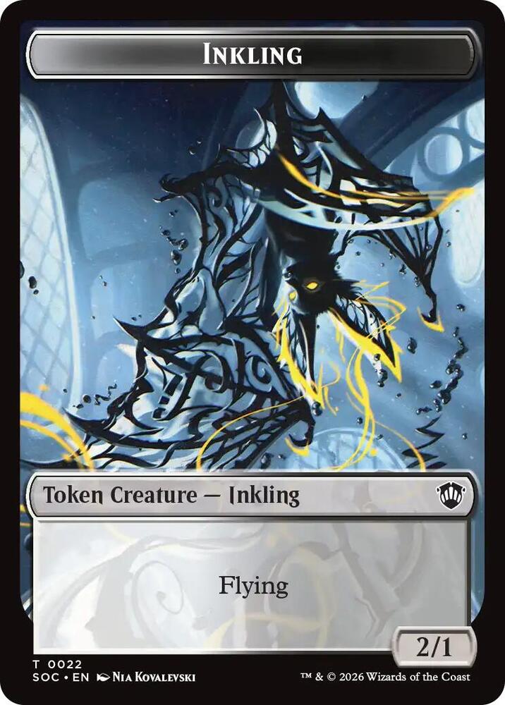 Pegasus // Inkling (0022) Double-Sided Token